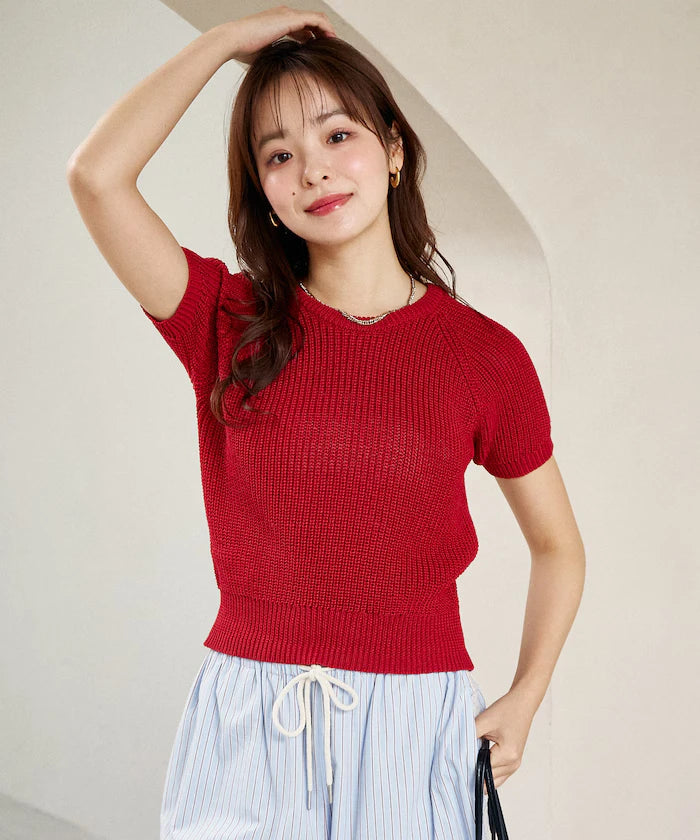 Compact Summer Knit with Purl Stitch - Limited Expansion