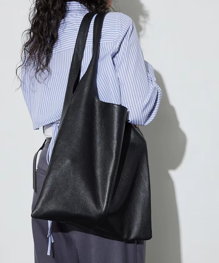 Leather Marche Bag / Leather Marche / Tote Bag / Cowhide / Water-repellent Leather
