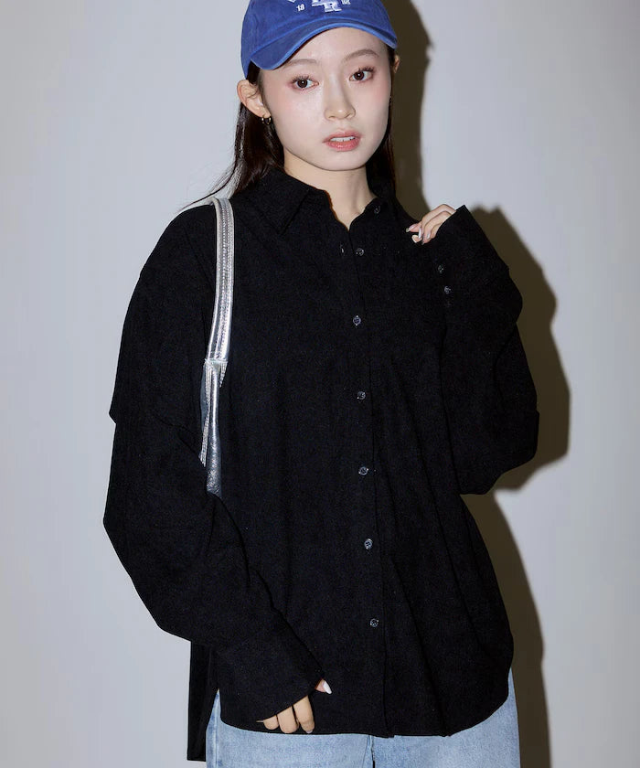 Big Silhouette Corduroy Shirt