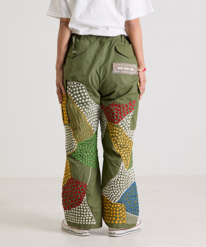 Vintage Hand-Stitched Remake Military Pants