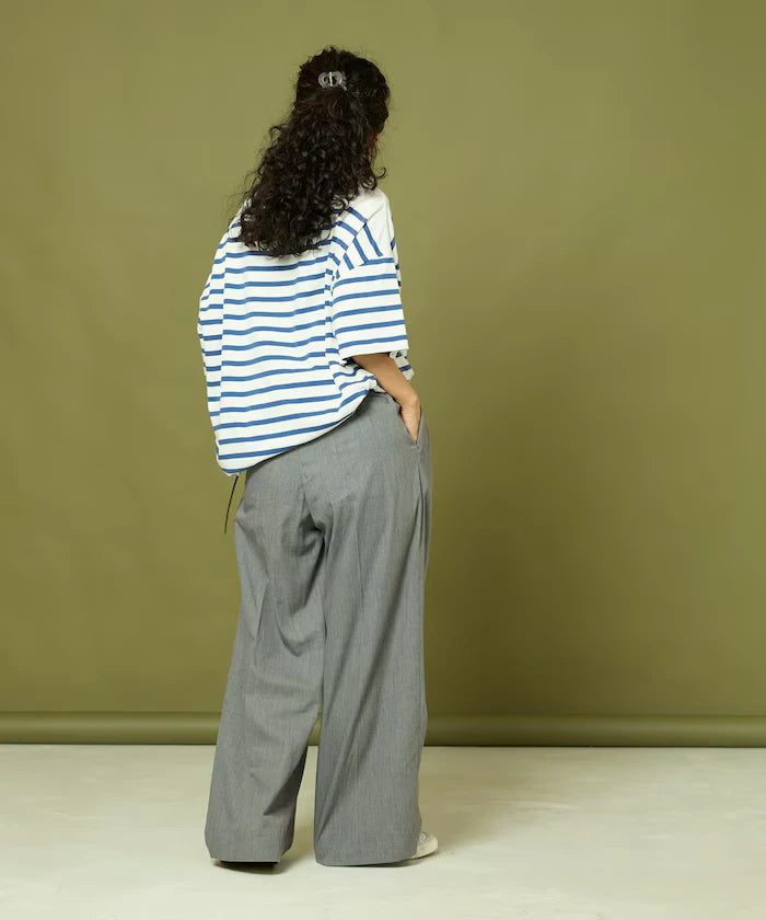 Tuck Wide Slacks Pants