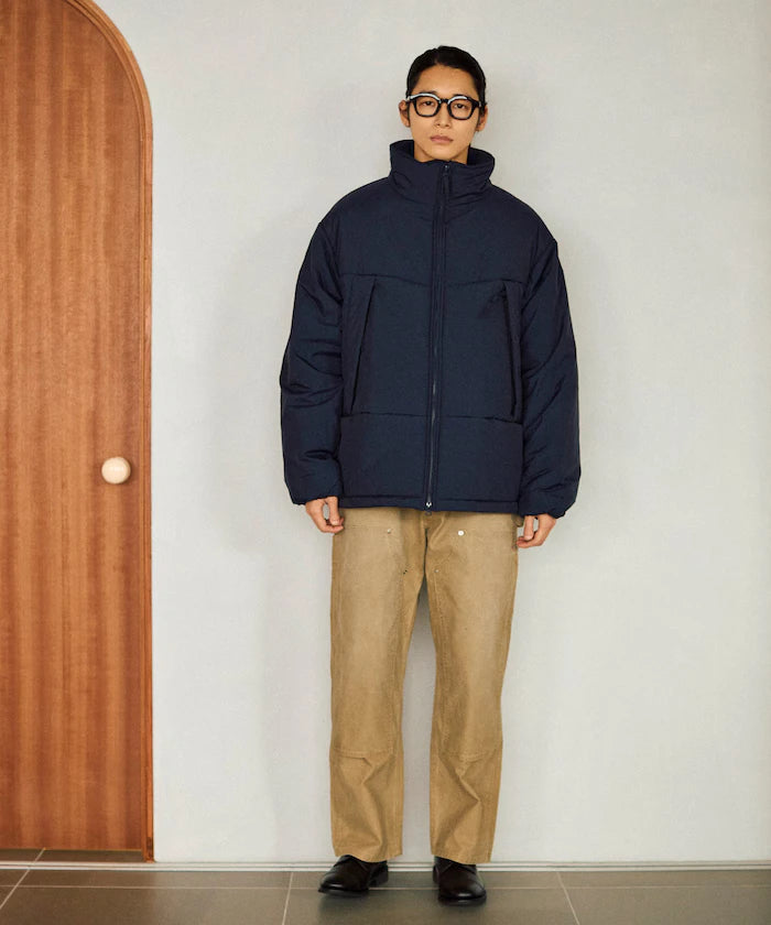 PRIMALOFT PUFF JACKET / Primaloft Stand Collar Puff Jacket / Insulated Blouson