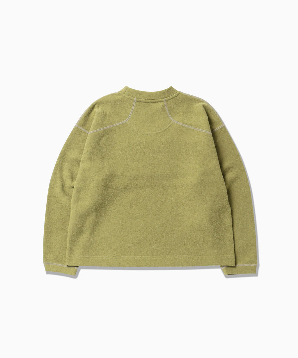PE warm pile crew neck