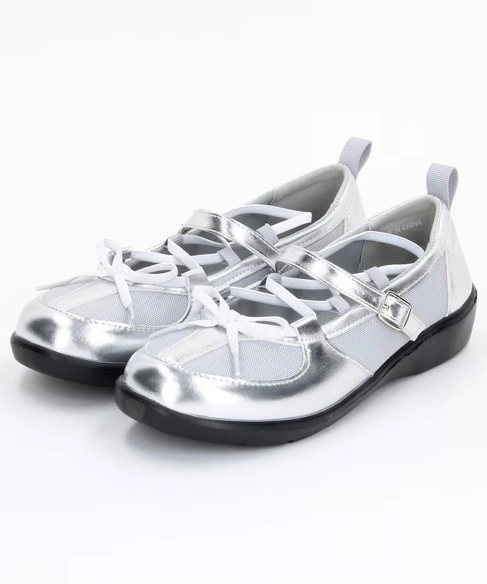 Lace-Up Ballet Shoes