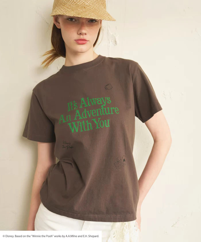 Winnie-the-Pooh Message Print T-Shirt