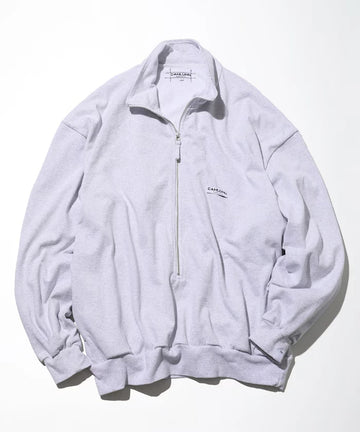 Heavy Weight Jersey Thermal Lined 3/4 Zip Cadet Collar Shirt