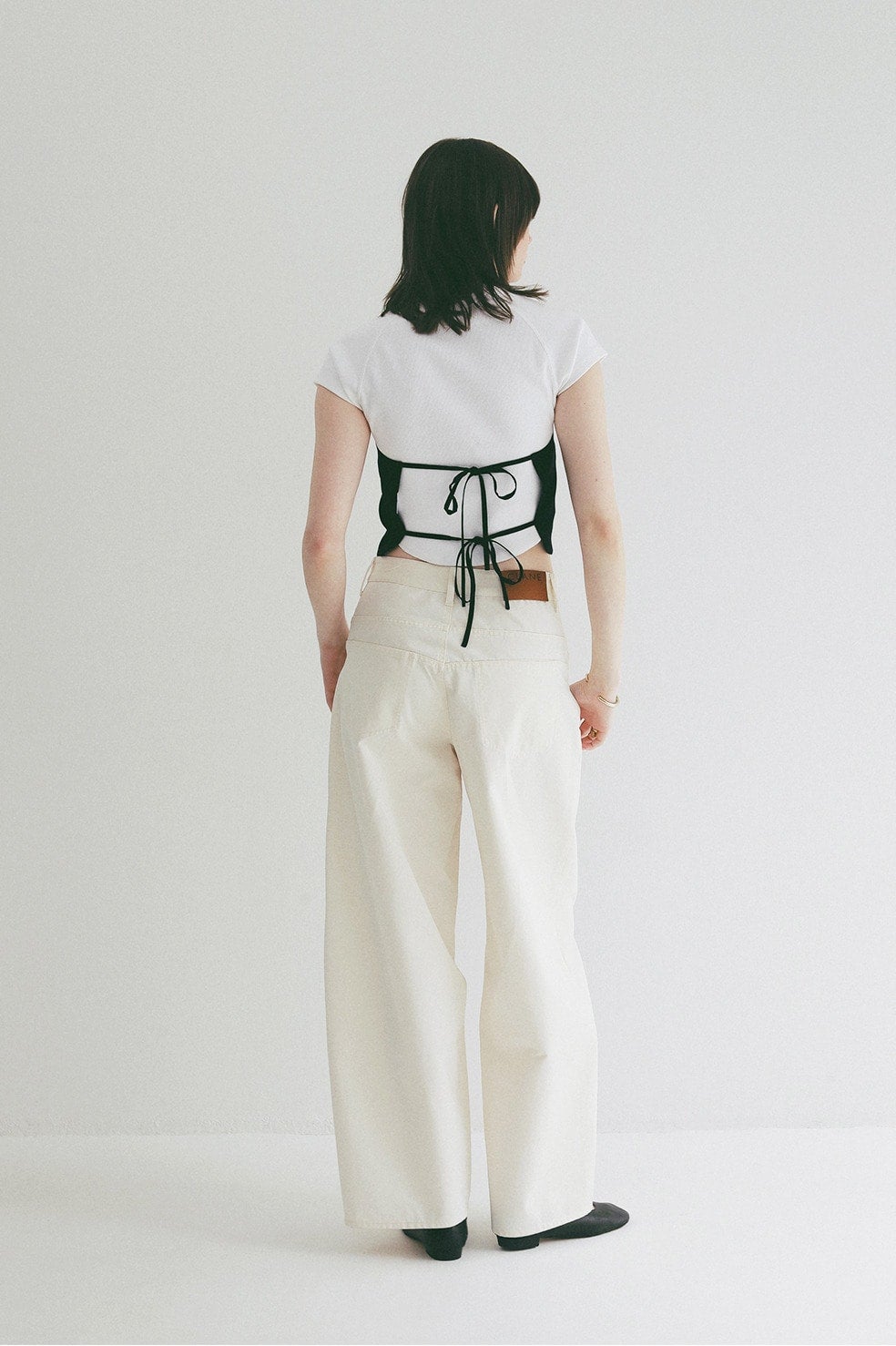 LOW WAIST BARREL PANTS