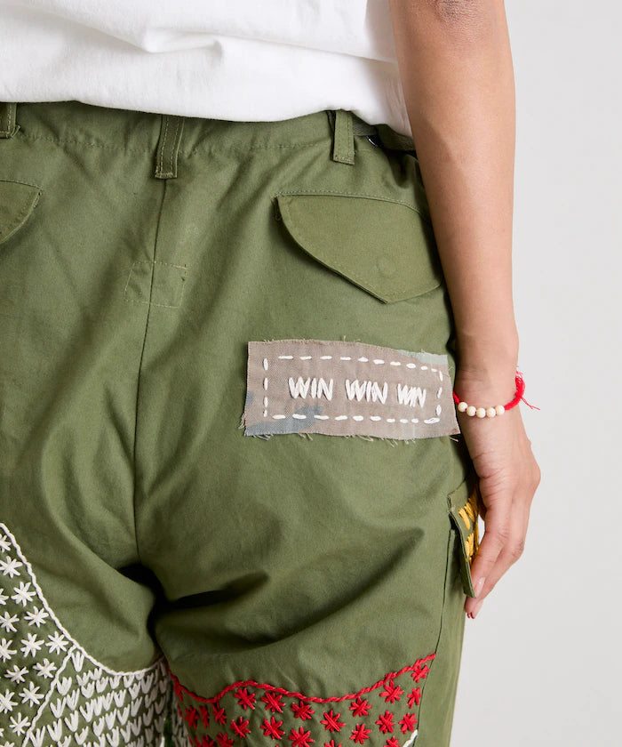 Vintage Hand-Stitched Remake Military Pants