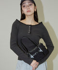 Lace Insert Long Sleeve T-Shirt