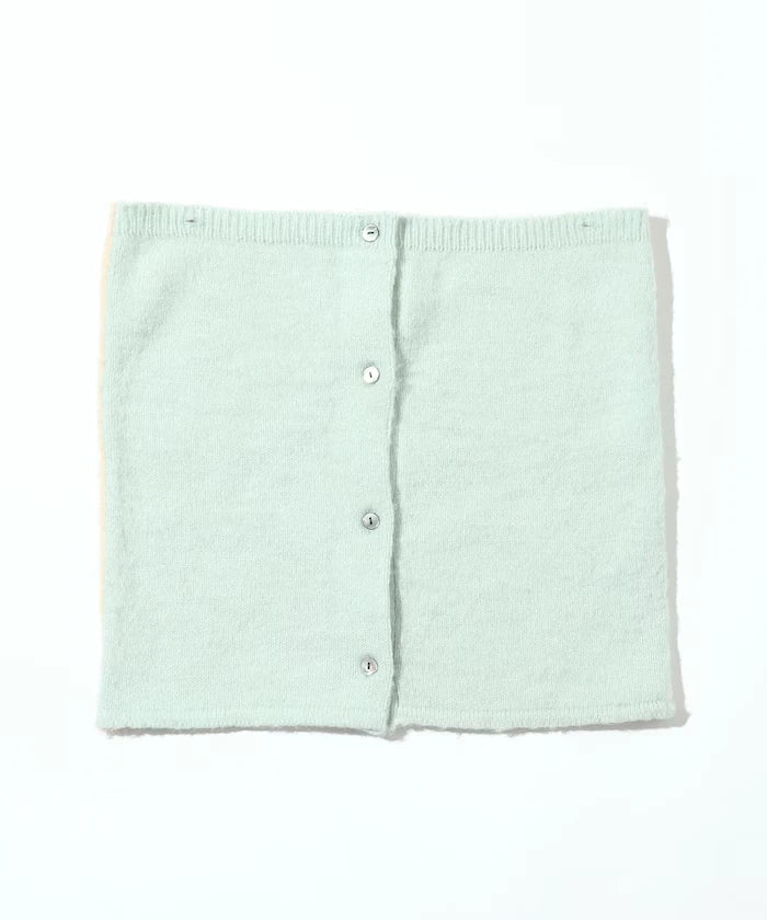 Alpaca Blend Bicolor Knit Vest