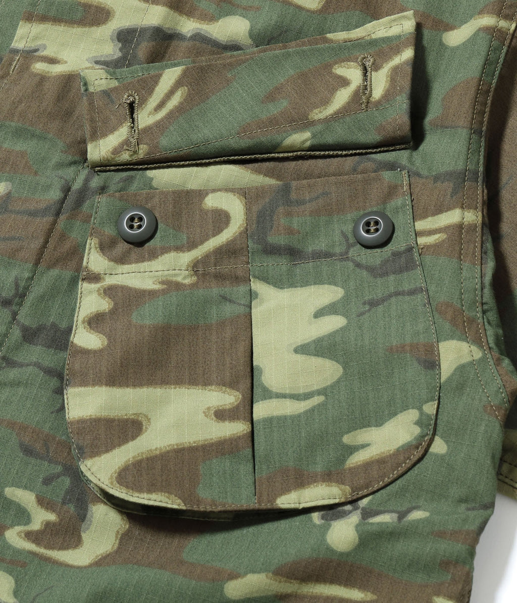 COAT, MAN'S, CAMOUFLAGE, COTTON, WIND, RESISTANT, POPLIN, CLASS 2