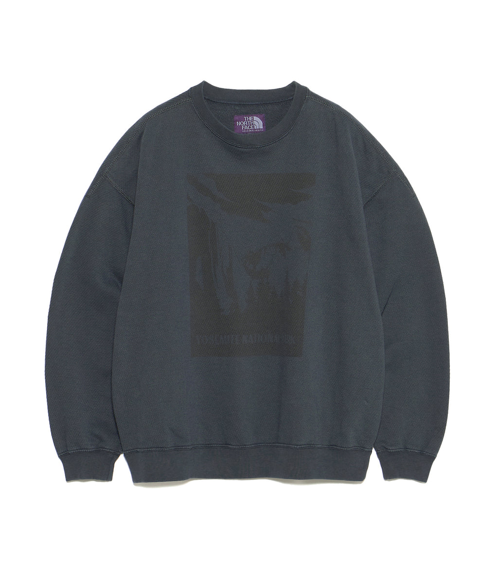 Garment Dyed Field Long Sleeve Crewneck
