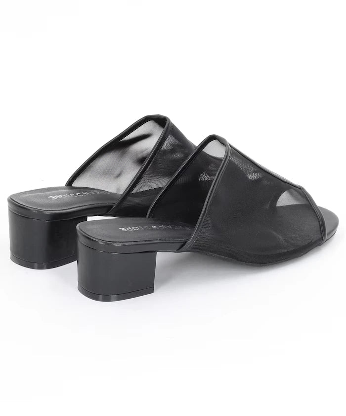 Sheer Mesh Sandal