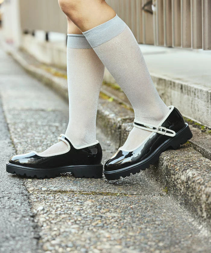 Sunny Rain Compatible Chunky Mary Jane Sneakers