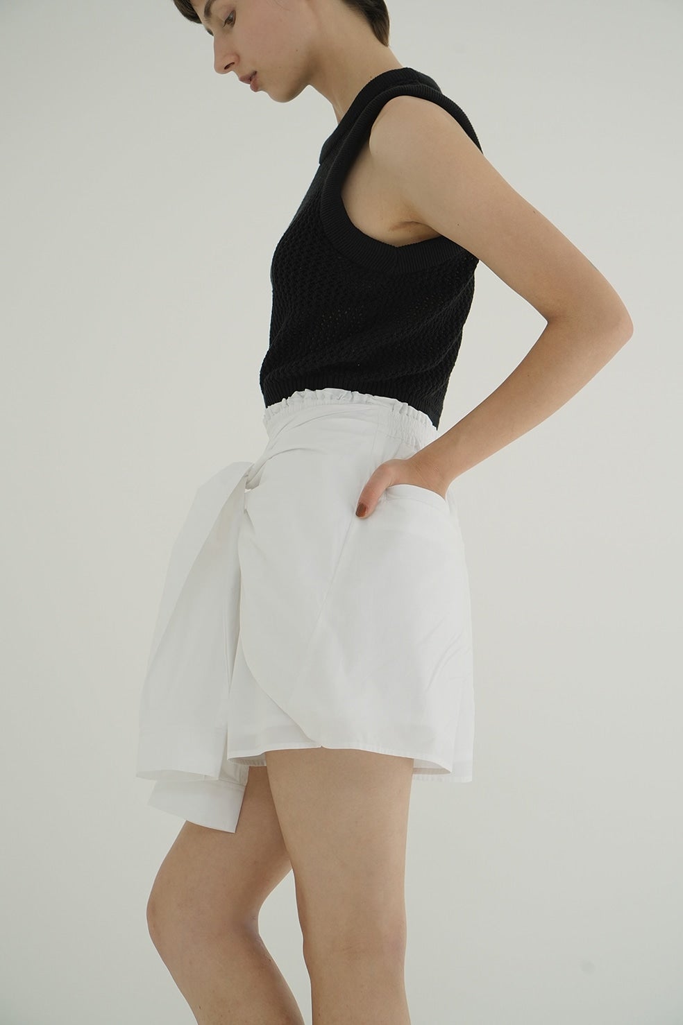 SHIRT DETAIL SHORT PANTS