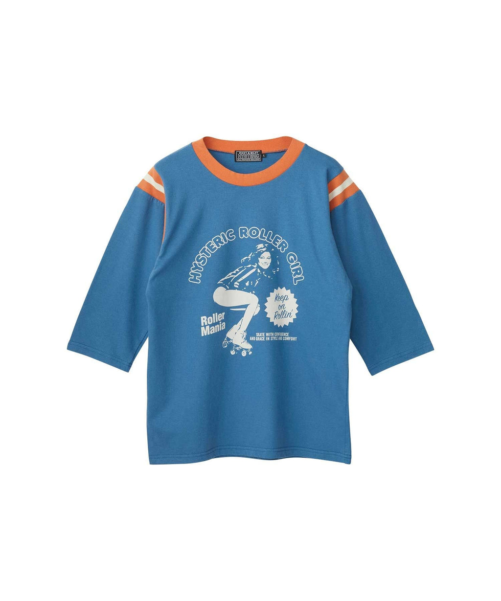 HYSTERIC ROLLER MANIA GIRL 3/4 Sleeve T-Shirt