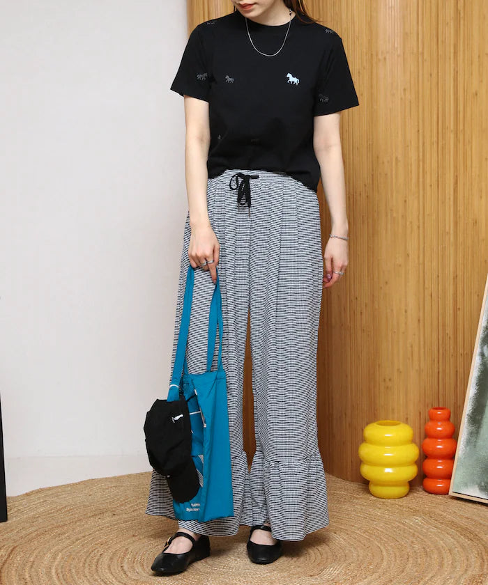 Organic Cotton Allover Embroidery T-Shirt