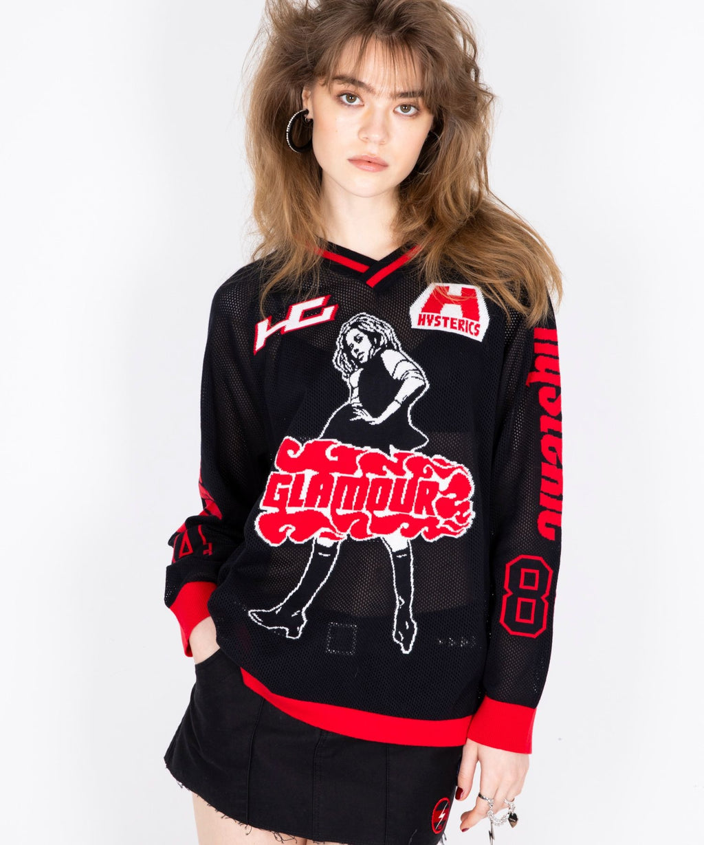 HYSTERIC84 Jacquard Mesh Pullover