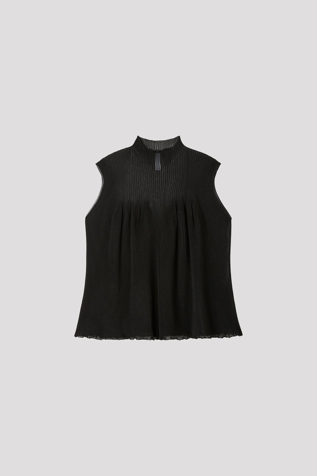 HYPHA LUCENT GLITTER SLEEVELESS BUST FLARE TOP