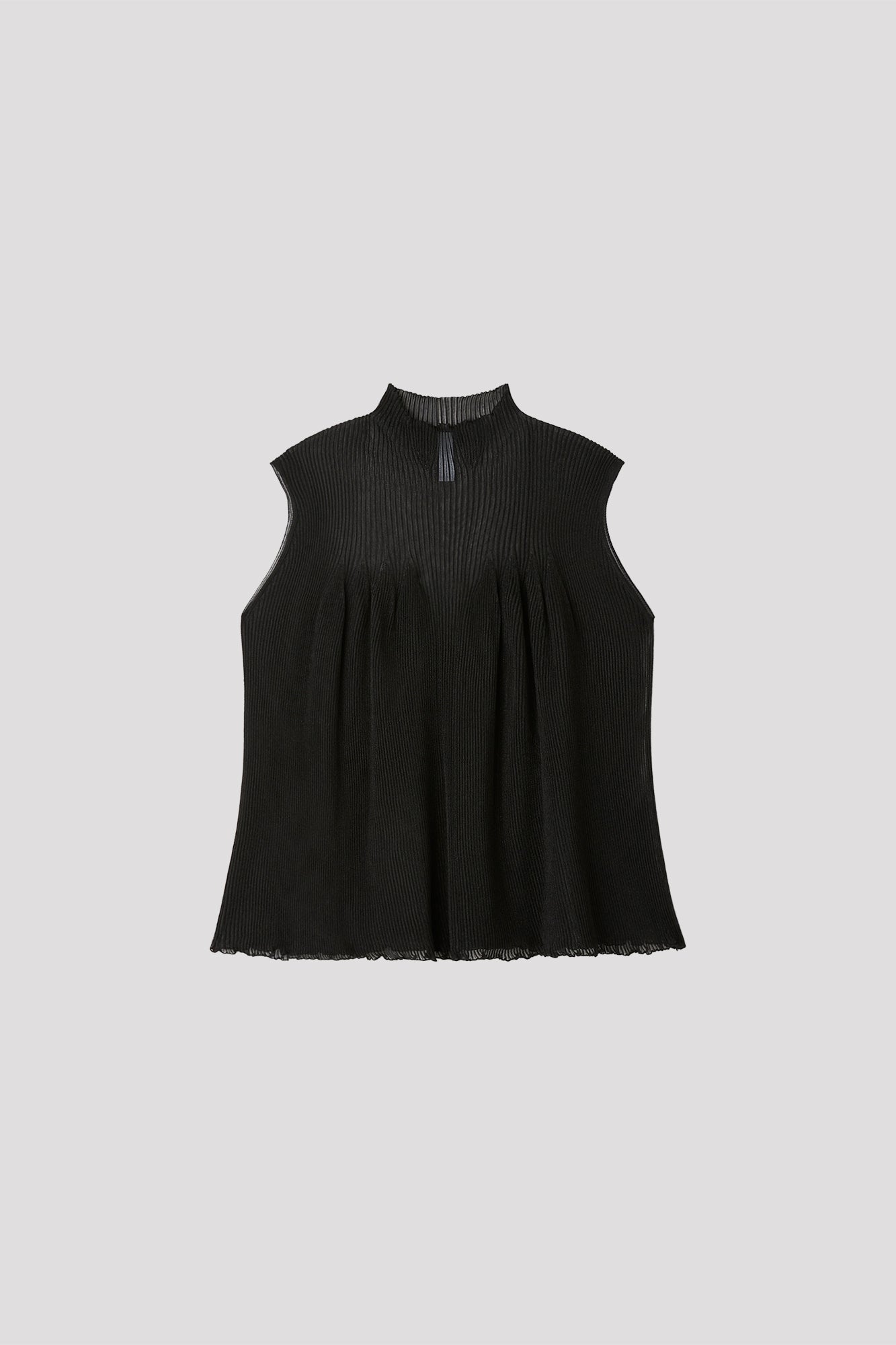 HYPHA LUCENT GLITTER SLEEVELESS BUST FLARE TOP