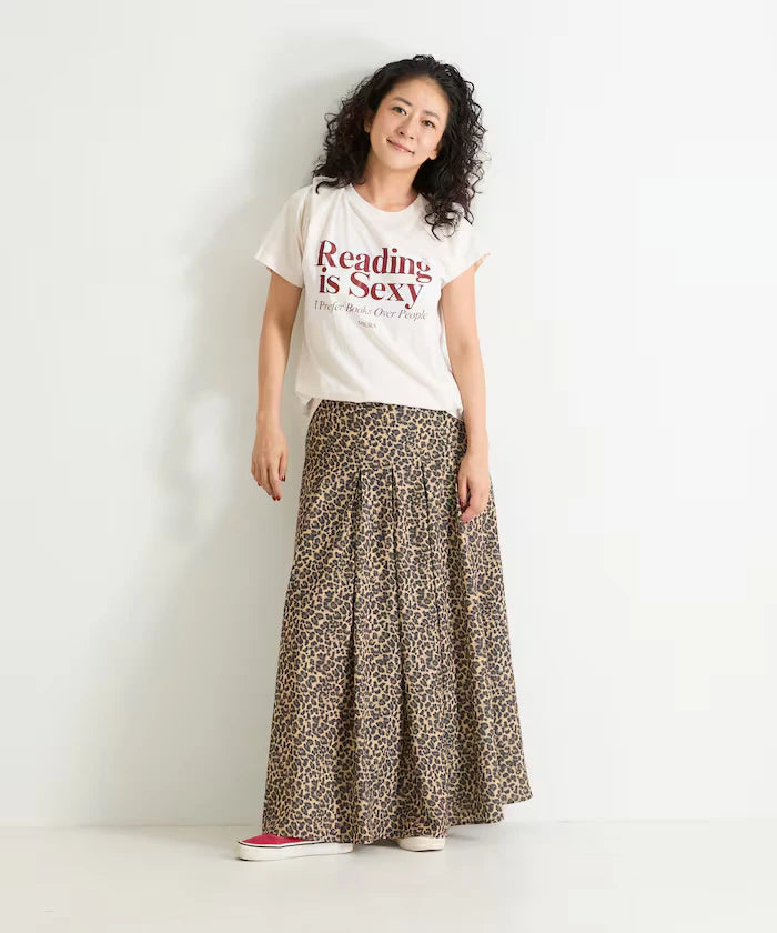 Double-Tuck Long Skirt
