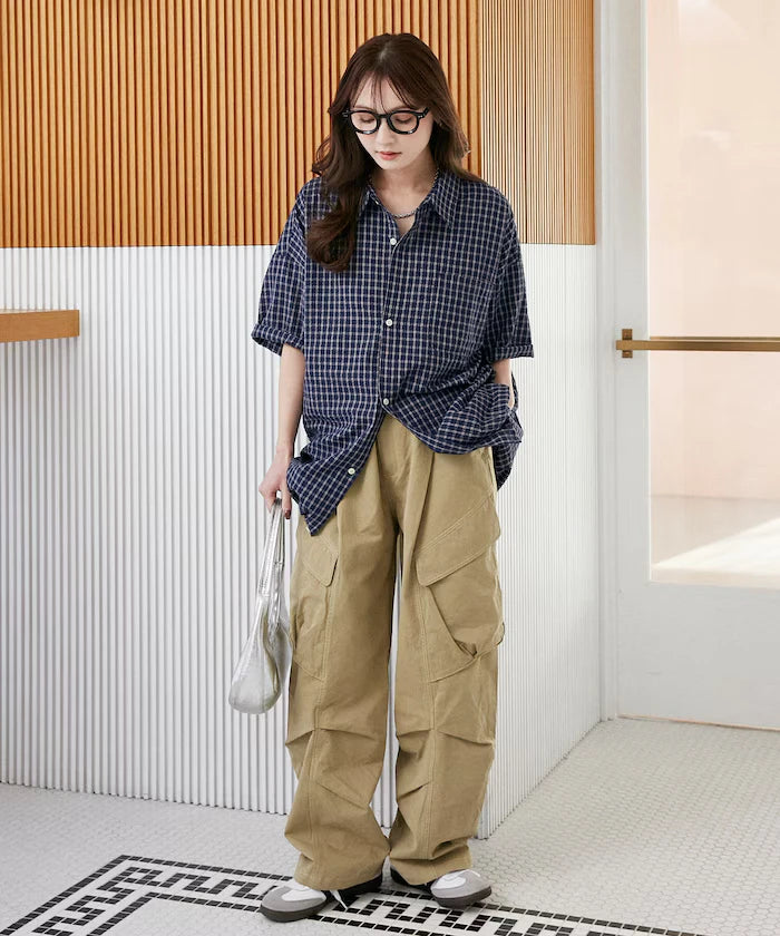 LOVE POP STUDIO Regular Color Half Sleeve Shirt Limited Edition