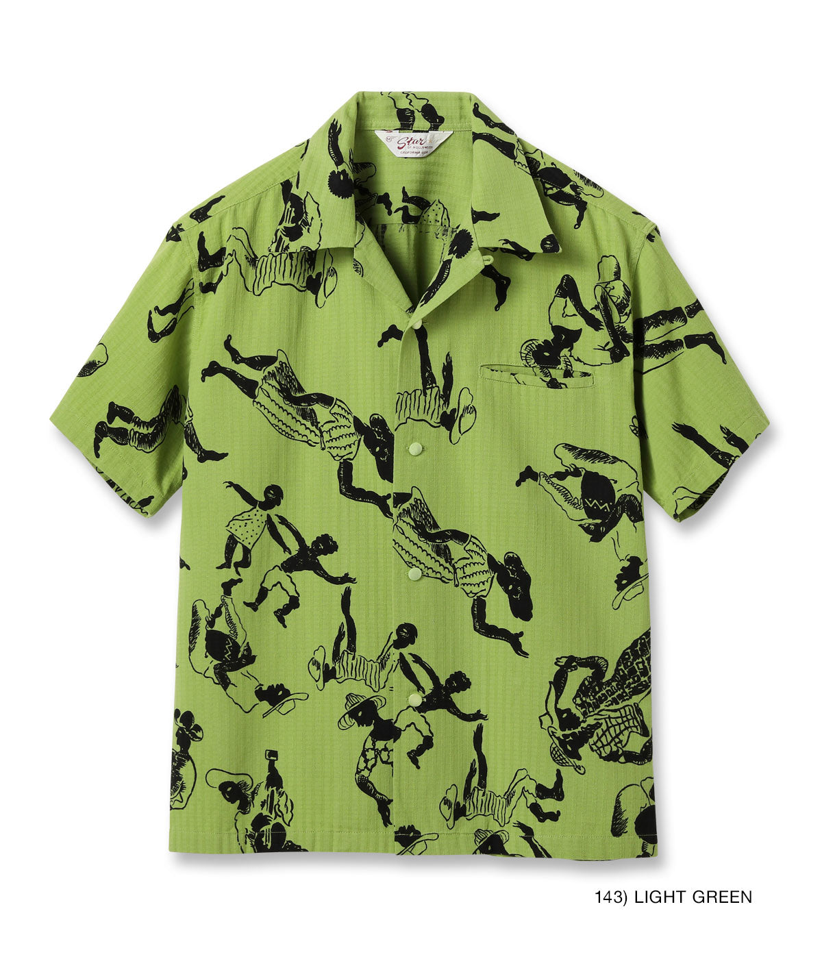DOBBY COTTON OPEN SHIRT “CARIBBEAN”