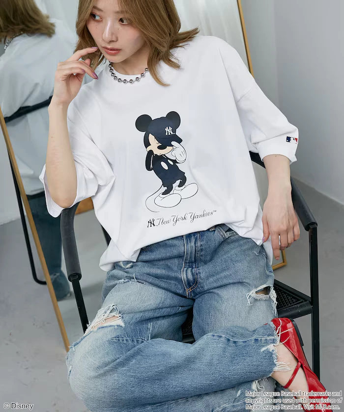 MLB/MICKEY MOUSE/Exclusive Print T-Shirt Limited Release