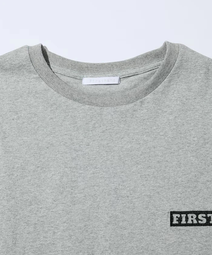 6oz Front Logo Embroidery Crew Neck T-Shirt / Back Print T-Shirt PRINT LEFT CHEST EMBROIDERY BOX FIRST