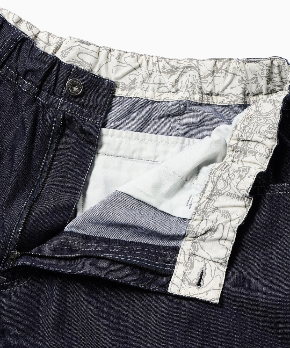 dry easy denim wide pants