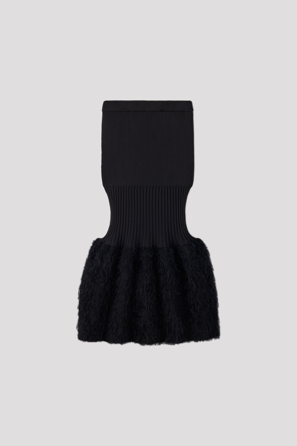 FLUTED PILE GLITTER MERMAID SKIRT