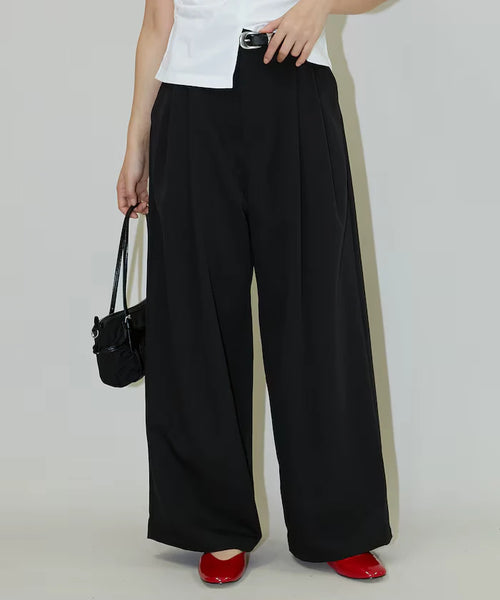 2-pleat slacks pants limited edition