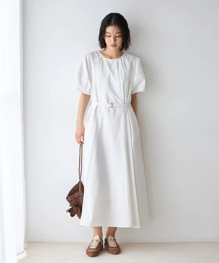 Balloon Sleeve 2WAY Dress / 5 Minute Sleeve