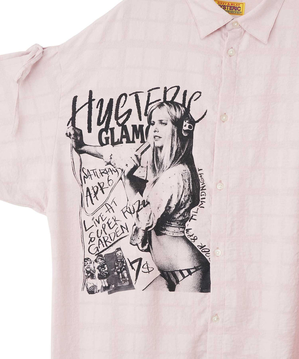Hysteric Typical Girls Slit Ribbon Shirt