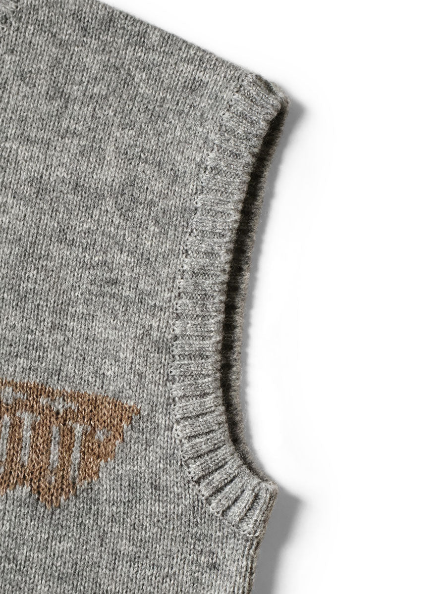 5G Wool PECKISH Totem Pole Vest