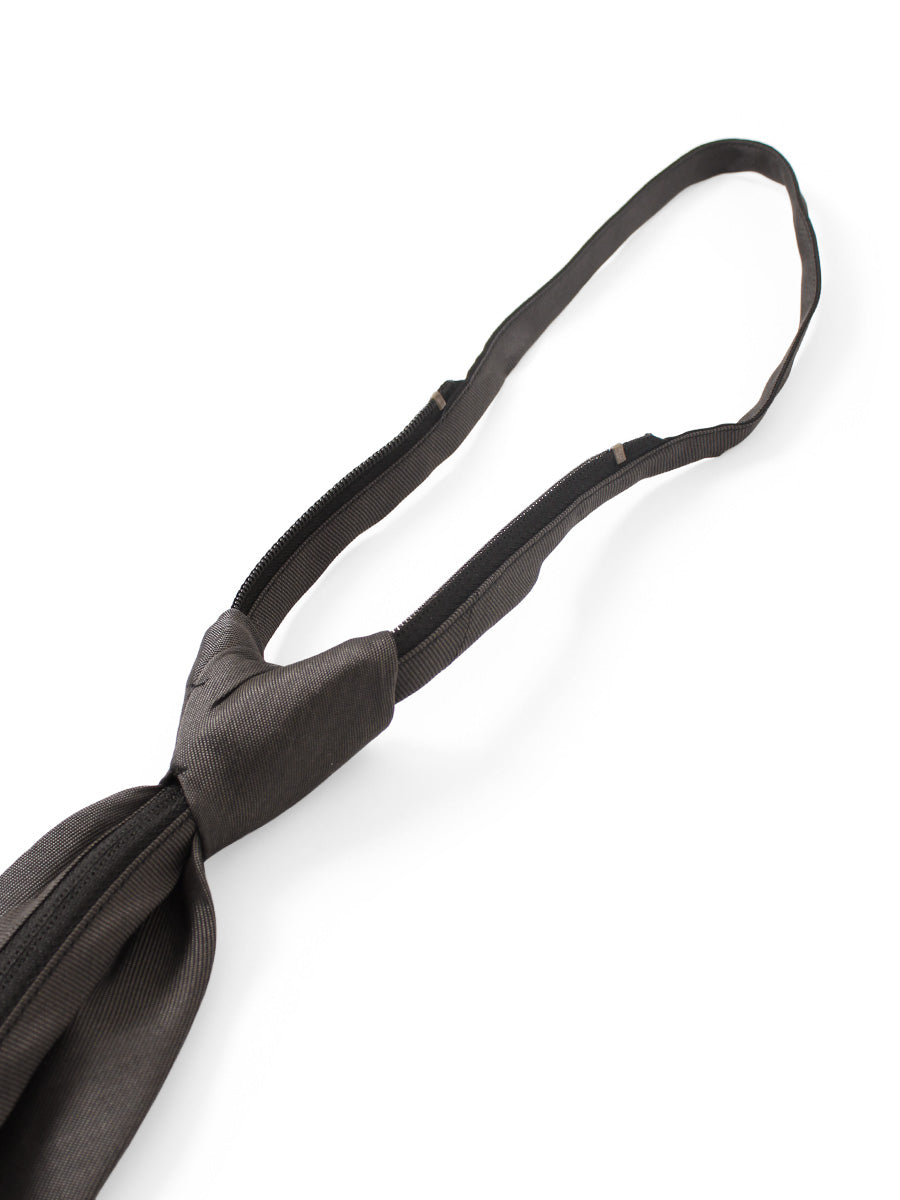 Silk Twill Feather ZIP Tie