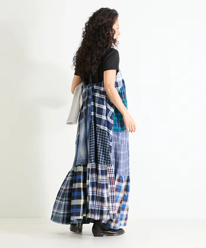 Vintage Remake Check Cami Dress