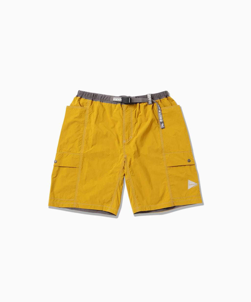 Gramicci × and wander  brushed nylon short pants