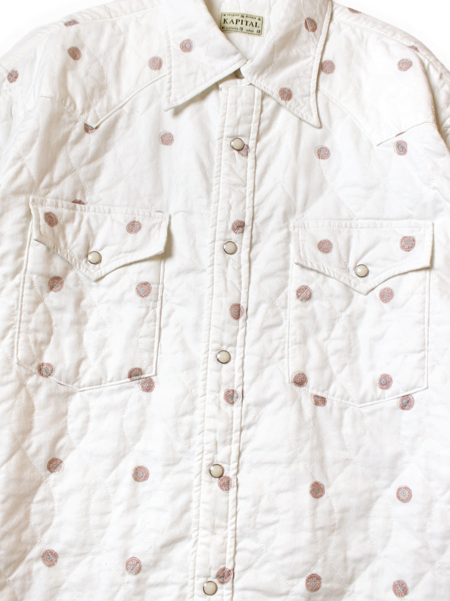 Cotton Quilting Bean Pattern pt Husky Western ...