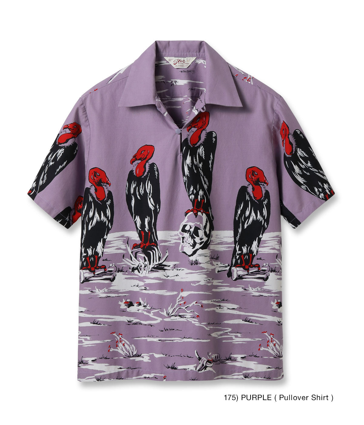 COTTON TYPEWRITER PULLOVER SHIRT “CONDOR”