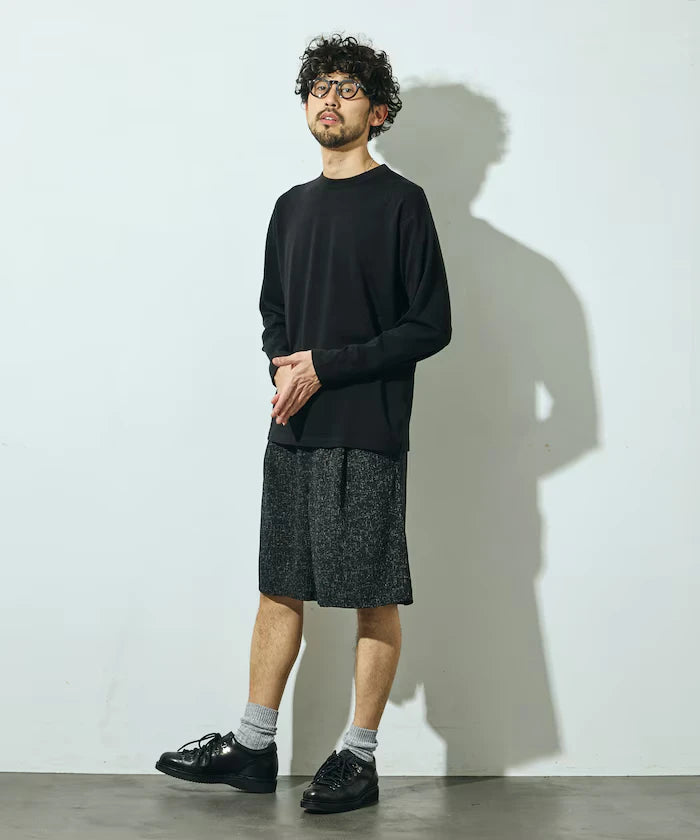 Summer Tweed Easy Wide Shorts / Compatible with Setup