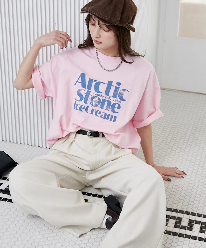 Love Pop Studio Ice Cream Shop Logo T-Shirt Limited Edition