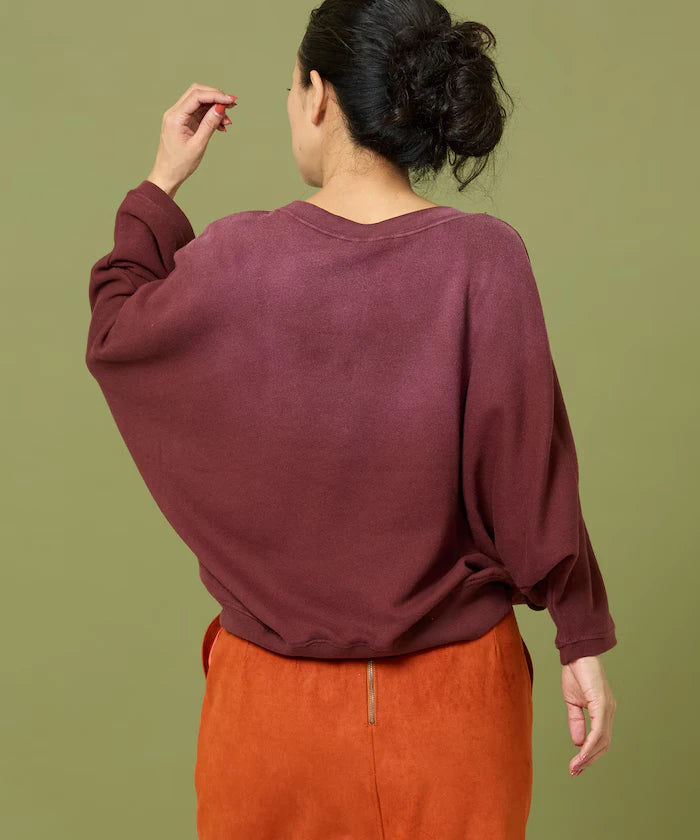 Fade Print Dolman Sweat