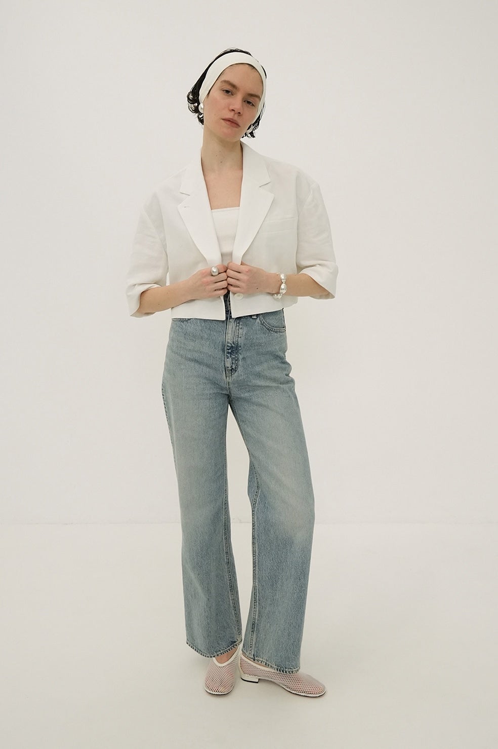 DAD CROPPED TAILORED JACKET