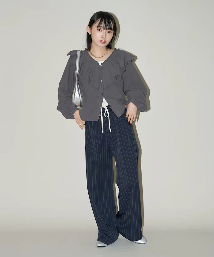 West Shearing Panel Easy Slacks Pants Limited Edition