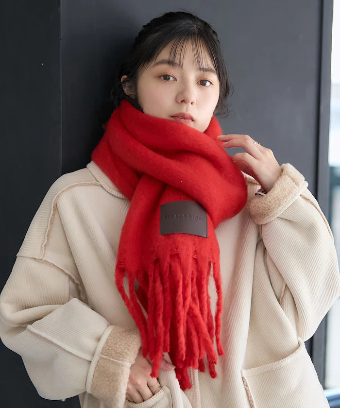 Volume Fringe Scarf