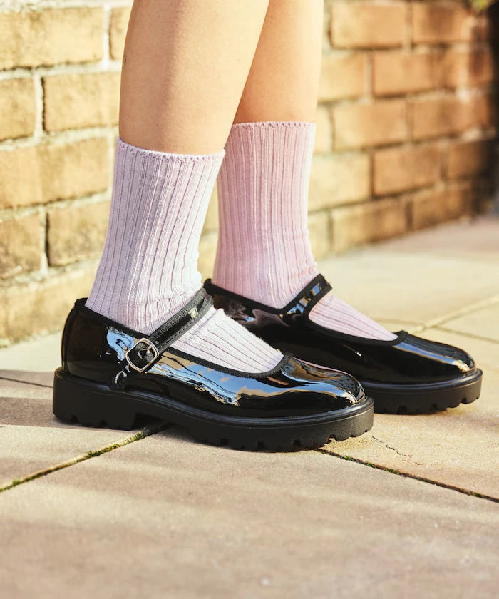 Sunny Rain Compatible Chunky Mary Jane Sneakers