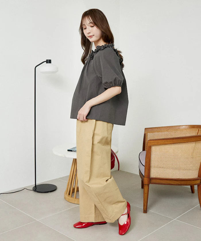 Frill Off-Shoulder Blouse Limited Edition