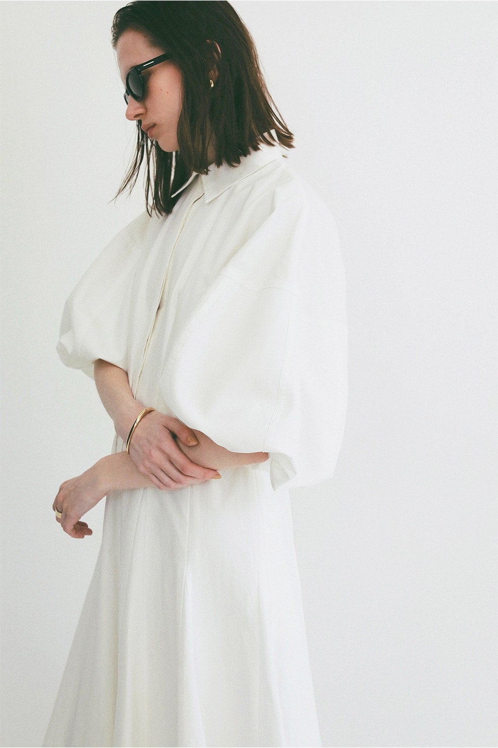 FORM SLEEVE PANEL LINE SHIRT ONEPIECE
