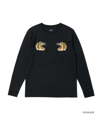 LONG SLEEVE SUKA T-SHIRT EMBROIDERED “TIGER”